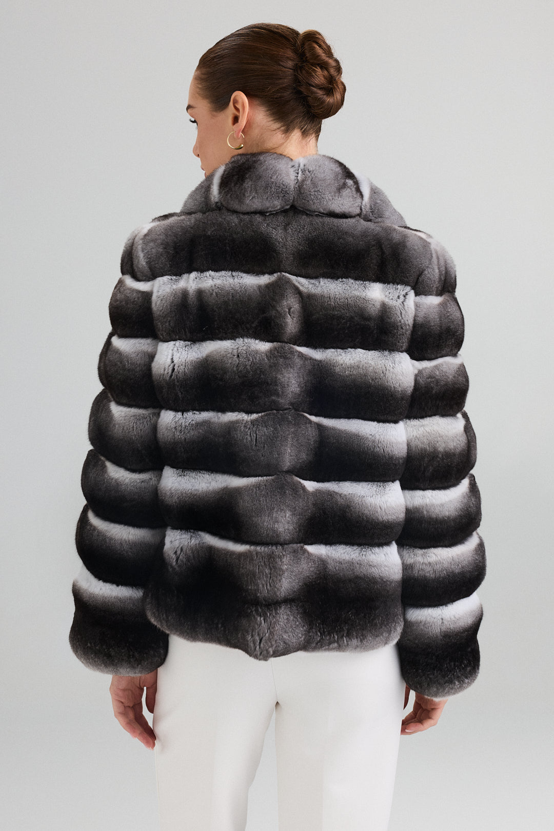 Chinchilla fur coat